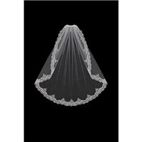 En Vogue Bridal V1590SF Single Tier Bridal Veil - Rich Your Wedding Day