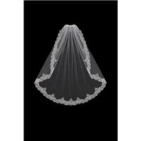 En Vogue Bridal V1590SF Single Tier Bridal Veil - Rich Your Wedding Day