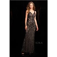 Black/Nude Scala 48721 - Brand Wedding Store Online