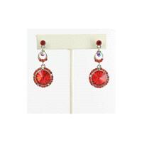 Helens Heart Earrings JE-X005506-S-Red Helen's Heart Earrings - Rich Your Wedding Day