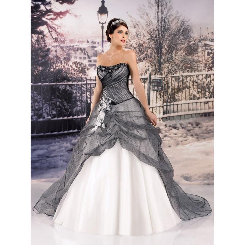 My Stuff, Miss Paris, 133-31 noir et blanc - Superbes robes de mariée pas cher | Robes En solde | Di