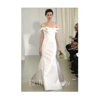Angel Sanchez - Spring 2014 - Style N10022 Strapless Silk Wedding Dress with Flower Detail - Stunnin