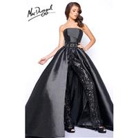 Black Mac Duggal 11039M - Romper Long Sequin Dress - Customize Your Prom Dress