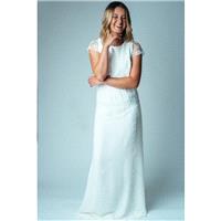 Isel Wedding Separates - Wedding Top and Skirt, Silk Georgette, Silk Crepe, Chantilly Lace - Hand-ma
