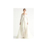 Sareh Nouri FW14 Dress 8 - Sareh Nouri White Fall 2014 - Rolierosie One Wedding Store