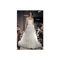 Pronovias SP14 Dress 24 - Pronovias Spring 2014 Strapless White Full Length Ball Gown - Rolierosie O