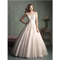 Champagne/Silver Allure Bridals 9114 Allure Bridal - Rich Your Wedding Day