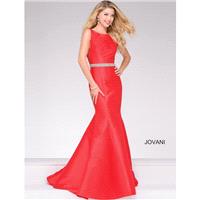 Jovani 49216 Prom Dress - Trumpet Skirt Halter Prom Long Jovani Dress - 2018 New Wedding Dresses