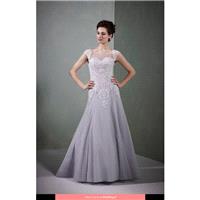 Romantica - Portia 2016 Floor Length Boat A-line Short sleeve Long - Formal Bridesmaid Dresses 2018|