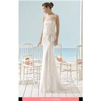 Aire Barcelona - Xoan Beach Wedding Floor Length Boat Straight Sleeveless Long - Formal Bridesmaid D