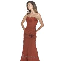 Embellished Pleated Strapless Gown by Alexia II 692 New Arrival - Bonny Evening Dresses Online