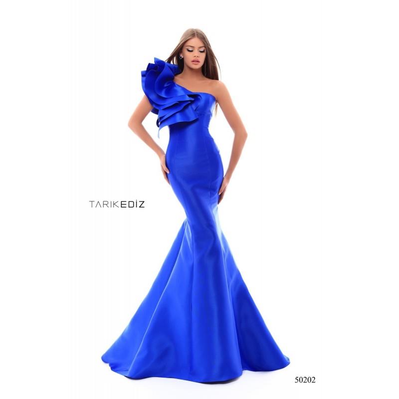My Stuff, Tarik Ediz 50202 One-Shoulder Prom Dress - 2018 New Wedding Dresses