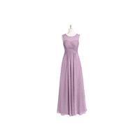 Wisteria Azazie Gigi - Chiffon Scoop Floor Length Illusion Dress - Charming Bridesmaids Store