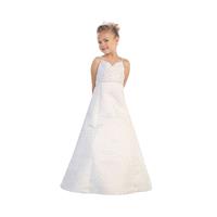 Tip Top 1096 Flower Girls White Dress - Brand Prom Dresses|Beaded Evening Dresses|Charming Party Dre
