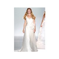 Vestido de novia de Peter Ziegler Modelo 2 - 2014 Evasé Pico Vestido - Tienda nupcial con estilo del