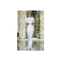 Reem Acra Fall 2015 Dress 1 - Full Length Fall 2015 High-Neck Separates White Reem Acra - Rolierosie