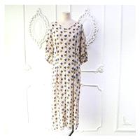 Oversized Split Curvy V-neck Summer Short Sleeves Dress - Discount Fashion in beenono