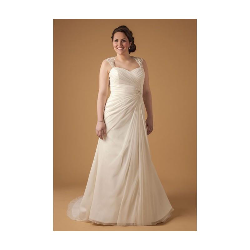 My Stuff, Dina Davos for Kleinfeld - Style 7852W Plus-Size Wedding Dress - Stunning Cheap Wedding Dr