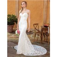 Casablanca Bridal 2018 2326 Darby Ivory Chapel Train Sweet Sweetheart Fit & Flare Sleeveless Beading