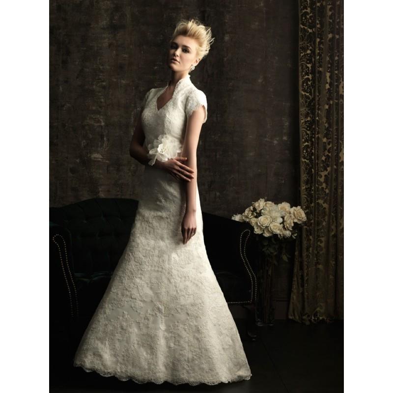 My Stuff, Allure Bridals M484 Modest Lace Wedding Dress - Crazy Sale Bridal Dresses|Special Wedding