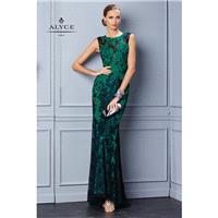 Black/Emerald Alyce Black Label 5693 Alyce Paris Black Label - Rich Your Wedding Day