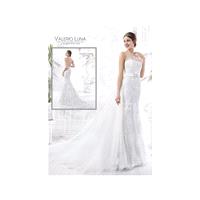 Vestido de novia de Valerio Luna Modelo VL5830 - 2016 Evasé Palabra de honor Vestido - Tienda nupcia