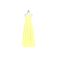 Daffodil Azazie Vanessa - Back Zip One Shoulder Floor Length Chiffon - Simple Bridesmaid Dresses & E