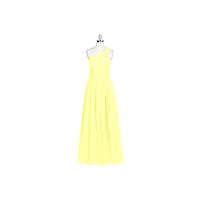 Daffodil Azazie Vanessa - Back Zip One Shoulder Floor Length Chiffon - Simple Bridesmaid Dresses & E