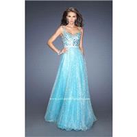Aqua Gigi 19350 - Ball Gowns Crystals Sequin Dress - Customize Your Prom Dress