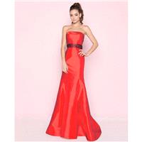 Mac Duggal - 12038L Strapless Folded Straight-Across Trumpet Skirt - Designer Party Dress & Formal G