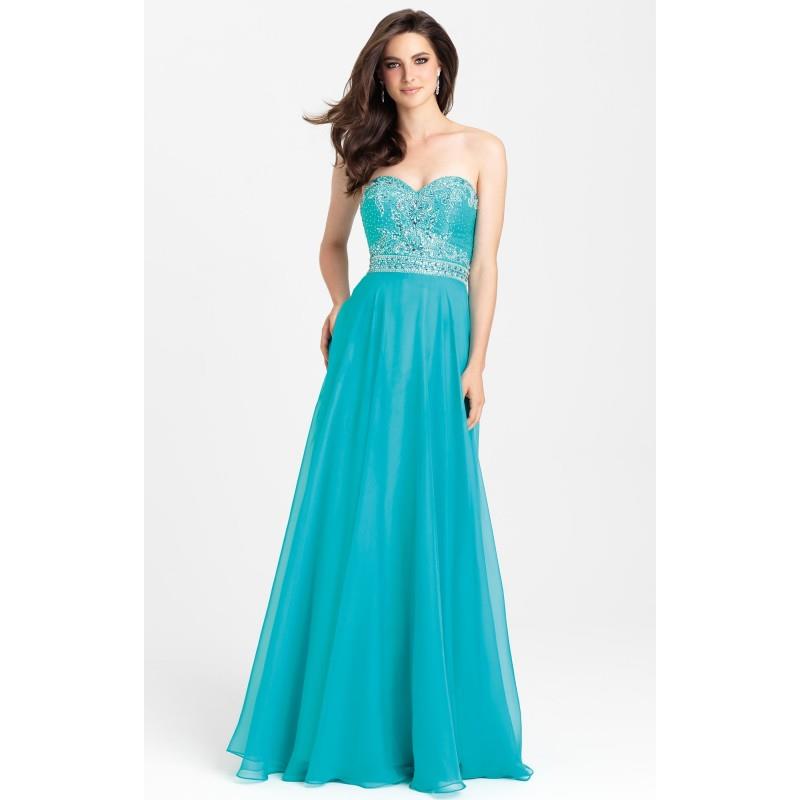 My Stuff, Teal Madison James 16-351 Prom Dress 16351 - Chiffon Dress - Customize Your Prom Dress