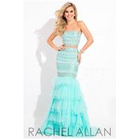 Rachel Allan Exclusive E1042 Dress - Strapless, Sweetheart 2 PC, Crop Top, Trumpet Skirt Prom Long R