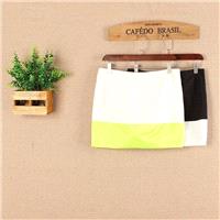 Must-have Vogue Split Front Solid Color White Skirt - Lafannie Fashion Shop