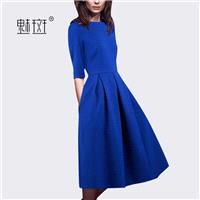 Slimming Curvy 1/2 Sleeves It Girl Dress - Bonny YZOZO Boutique Store