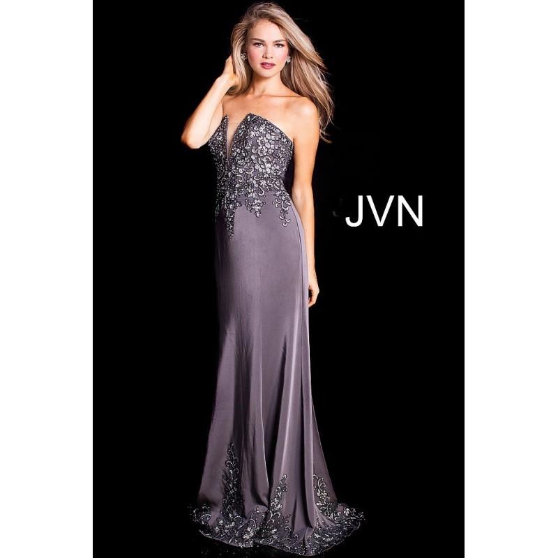 wedding, Jovani JVN59133 Strapless V-neck Prom Dress - 2018 New Wedding Dresses