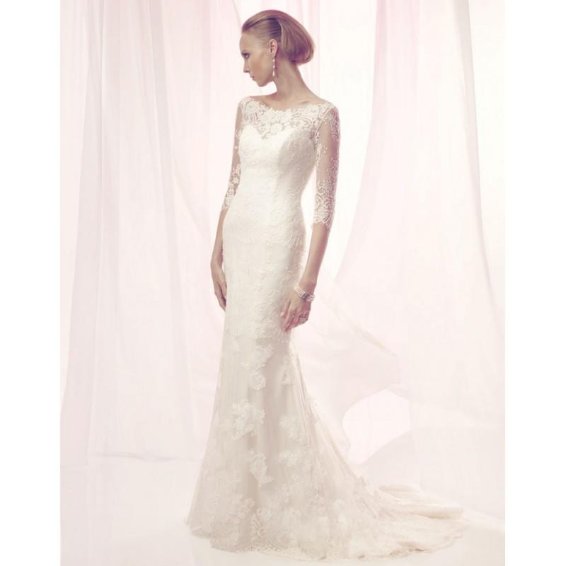My Stuff, CB Couture B094 3/4 Sleeve Lace Fitted A-Line Wedding Dress - Crazy Sale Bridal Dresses|Sp