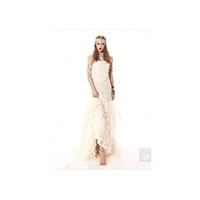 Vestido de novia de YolanCris Modelo Megan - 2015 Evasé Palabra de honor Vestido - Tienda nupcial co