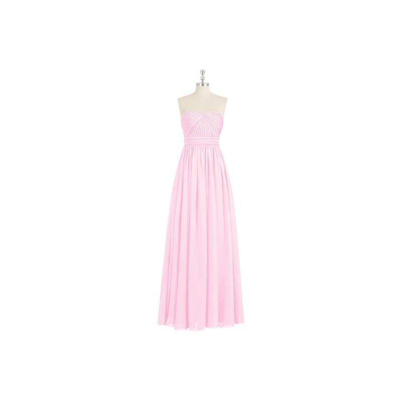 My Stuff, Candy_pink Azazie Milagros - Sweetheart Back Zip Floor Length Chiffon Dress - Charming Bri