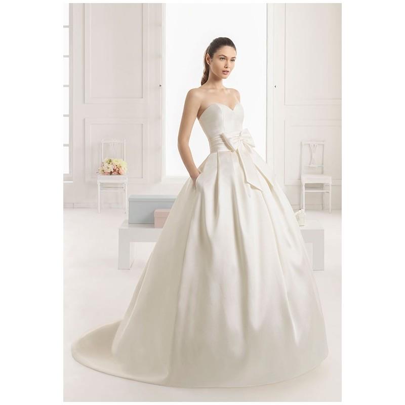 My Stuff, Two by Rosa Clará ENEBRO - Ball Gown Strapless Natural Floor Semi-Cathedral Silk - Formal