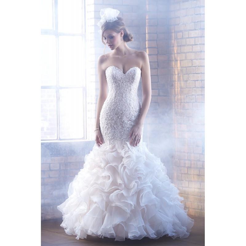 My Stuff, Madison James Style MJ155 by Madison James - Ivory  White  Champagne Lace  Organza Floor W
