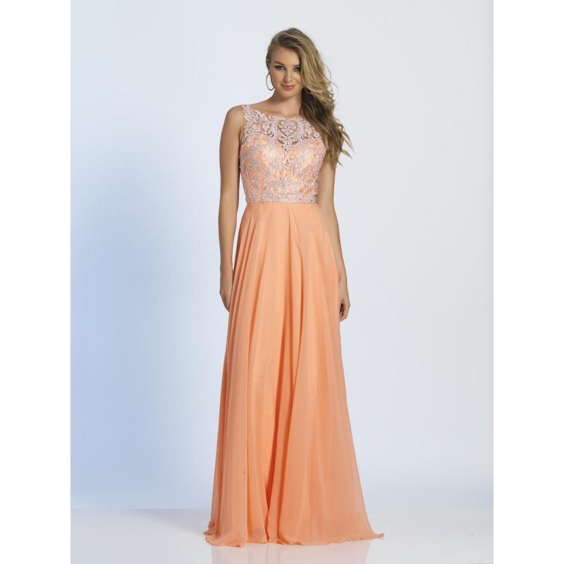 My Stuff, Dave and Johnny A4937 Sheer Beaded Chiffon Gown - Brand Prom Dresses|Beaded Evening Dresse