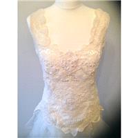 Boho lace wedding dress, alternative vintage lace - Hand-made Beautiful Dresses|Unique Design Clothi