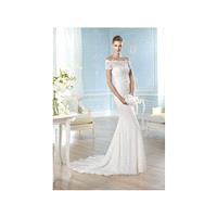 Vestido de novia de San Patrick Modelo HADASSE - 2014 Evasé Barco Vestido - Tienda nupcial con estil