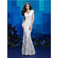 Allure Modest M570 Antique Lace Wedding Dress - Crazy Sale Bridal Dresses|Special Wedding Dresses|Un