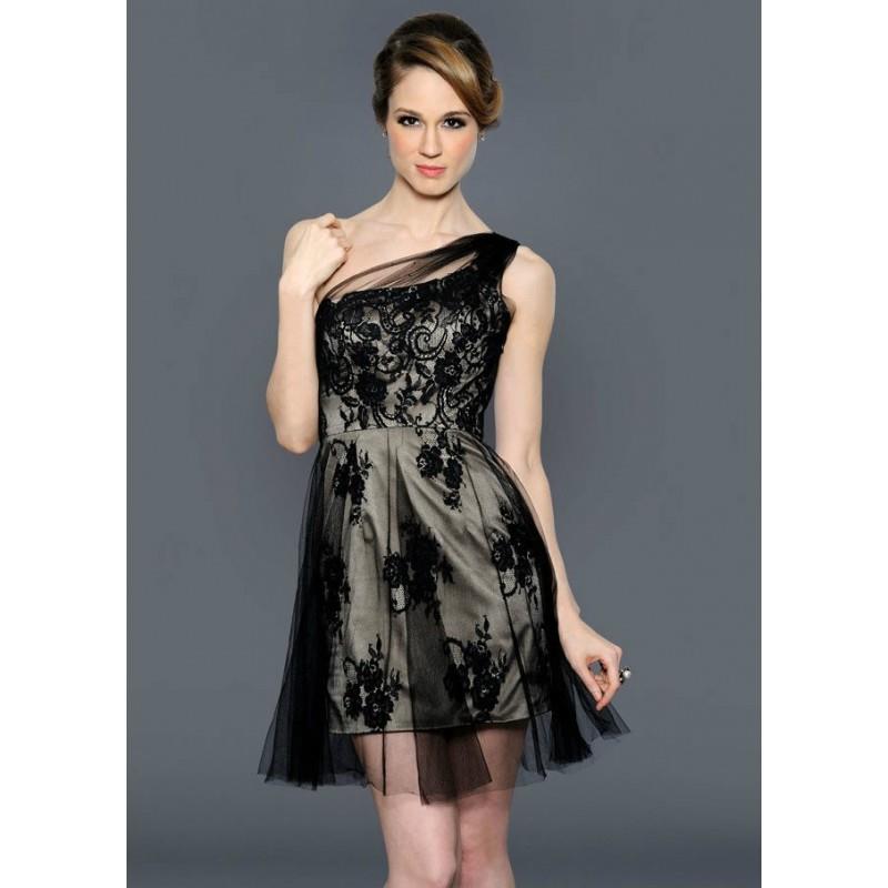 My Stuff, Lara Dresses - Dainty Lace Asymmetrical A-Line Dress 32140 - Designer Party Dress & Formal