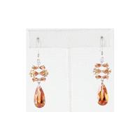 Helens Heart Earrings JE-K065-S-Topaz Helen's Heart Earrings - Rich Your Wedding Day