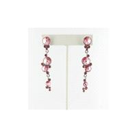 Helens Heart Earrings JE-X006371-S-Pink Helen's Heart Earrings - Rich Your Wedding Day