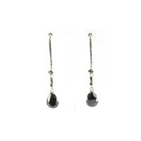 Helens Heart Earrings JE-X003116-S-Black Helen's Heart Earrings - Rich Your Wedding Day