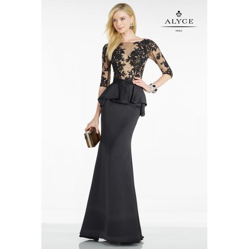 My Stuff, Black/Nude Alyce Black Label 5753 Alyce Paris Black Label - Rich Your Wedding Day