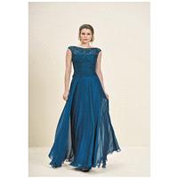 Jade J195062 - A-Line Blue Bateau Chiffon - Formal Bridesmaid Dresses 2018|Pretty Custom-made Dresse